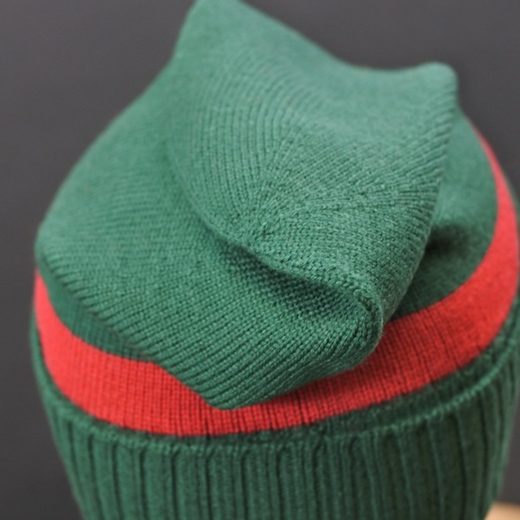 💥SOLD💥 GUCCI Wool Guccissima Scarf & Beanie - Picture 7 of 8
